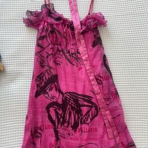 John Galliano short dress , sz 6